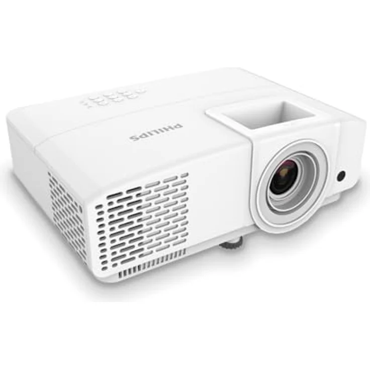 Philips ProPix 650 DLP Beamer, WXGA 1280 x 800 Pixel, 4000 ANSI Lumen, erweiterte Bildkorrektur, Weiß, 2,5 kg – Bild 1