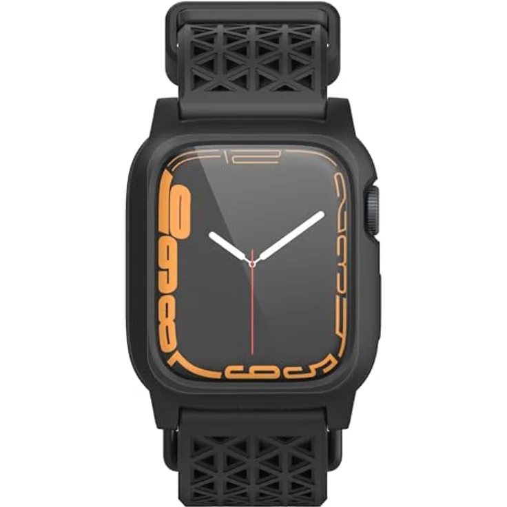 Catalyst Active Defense Case Apple Watch 41mm (Series 7/8/9) - Schwarz, Sturzsicher, Kratzfest, Schockfest, Atmungsaktives und Hypoallergenes Silikon – Bild 2
