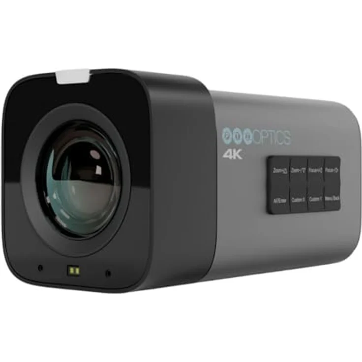 PTZOptics Studio 4K 20X, Überwachungskamera mit 20-fachem Zoom, grau, NDI HX3 und Hive Studio Konnektivität – Bild 1
