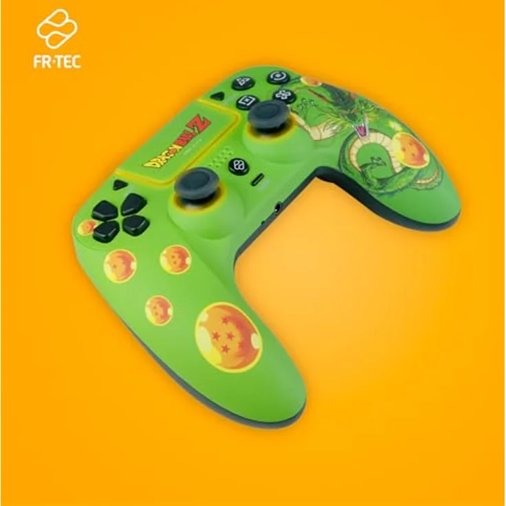 FRTEC DRAGON BALL Z SHENRON Wireless Controller mit RGB-LED-Licht, kompatibel mit PC und PS4, Bluetooth-Gamepad, 950-mAh-Akku, 10 Stunden Akkulaufzeit – Bild 2