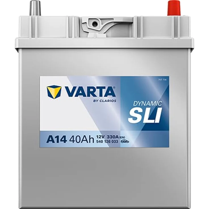 Varta A14 Blue Dynamic, Starterbatterie 12V / 40Ah / 330A, wartungsfrei, Pluspol rechts – Bild 3
