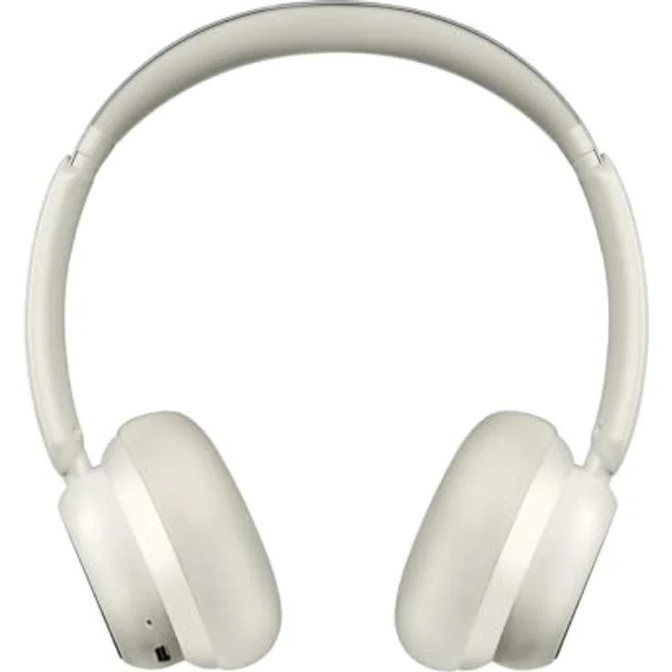 LogiLink BT0072S Over Ear Kopfhörer Bluetooth® mit 20 Stunden Akkulaufzeit, cremefarben – Bild 4