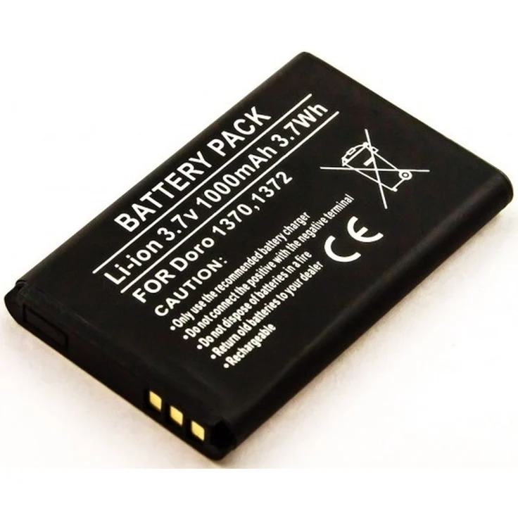 AGI Akku für Doro 6060, Li-Ion 1000 mAh, 3,7 Volt, schwarz