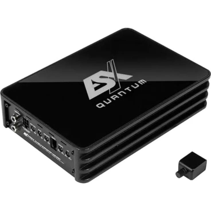 ESX ESX Q-ONEv2, Mono Class-D Verstärker mit 1400 Watt Leistung, einstellbaren Filtern und Fernbedienung für Subwoofer