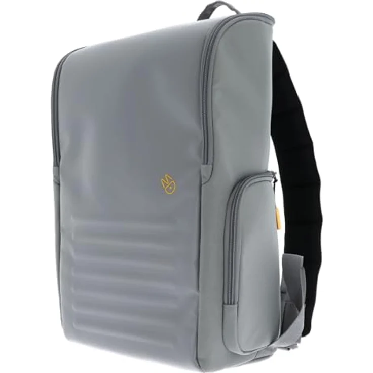 Mandarina Duck Smart Duck Backpack, Laptoprucksack mit Laptopfach, grau, wasserabweisendes Material, gepolsterte Träger, vielseitige Taschen – Bild 2