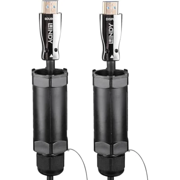 LINDY Geschirmtes HDMI-Kabel Hybrid-Glasfaser, 8K60, 15 m, robuste Bauweise mit HDR-Unterstützung – Bild 2
