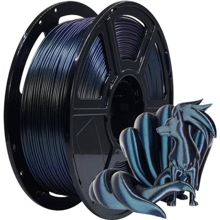 FLASHFORGE Hochgeschwindigkeits-PETG-Filament, 1,75 mm, 500 mm/s, reibungslose Extrusion, 1 kg (Gebranntes Titan) – Bild 1