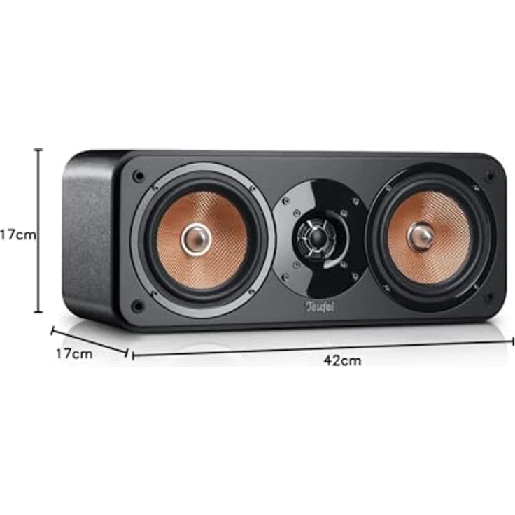 Teufel ULTIMA Center Center-Lautsprecher (AnschlussklemmenSchraubklemmen - vergoldet, 100 W, Position: Wand / Regal / Standfuß, Belastbarkeit: 100 / 150 Watt) - Preisvergleich – Bild 5