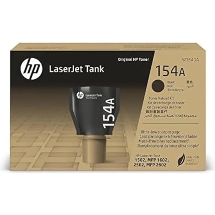 HP 154A Black Original LaserJet Tank Toner, bis zu 2500 Seiten, einfach zu installieren, schwarz