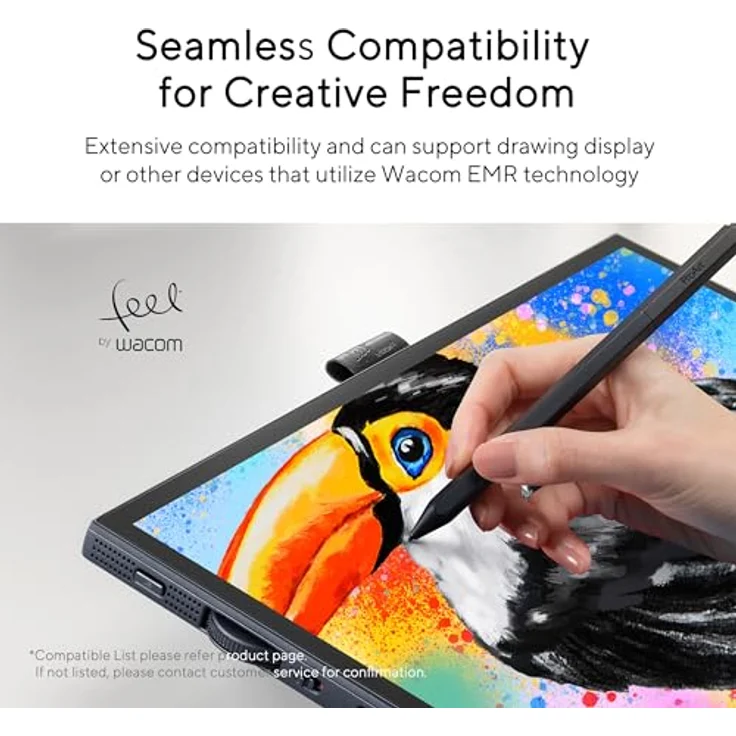 ASUS Proart Pen MPA01 Digitaler Stift mit WACOM EMR-Technologie, Druckempfindlichkeit von 4096 Stufen und 40°, Schwarzenachtschwarz – Bild 4