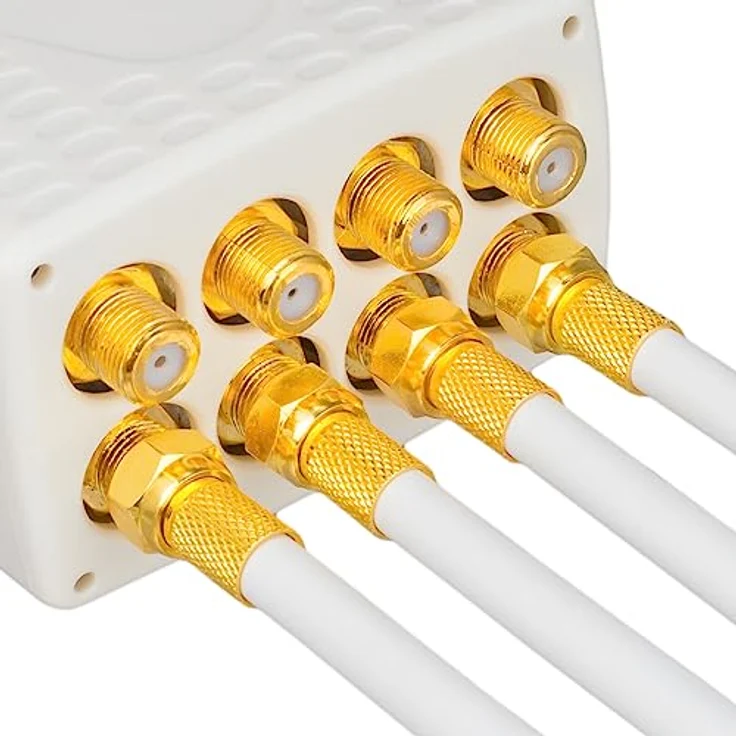 SET Koaxial Kabel 135 HQ + F-Stecker + Abisolierer – Bild 9
