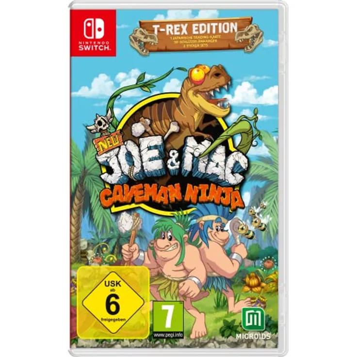 New Joe & Mac: Caveman Ninja - T-Rex Edition [Switch]