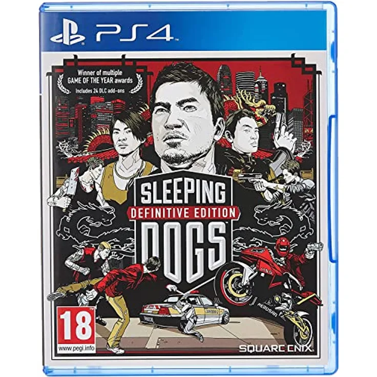 Playstation Sleeping Dogs: Definitive Edition PS4, actiongeladenes Open-World-Spiel mit intuitivem Kampfsystem