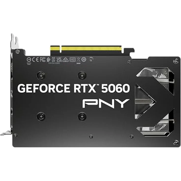 PNY GeForce RTX 5060, 8GB GDDR7 Gaming-Grafikkarte mit DLSS 4-Technologie, Dual-Lüfter-Kühlsystem und 128-Bit-Speicherschnittstelle – Bild 5