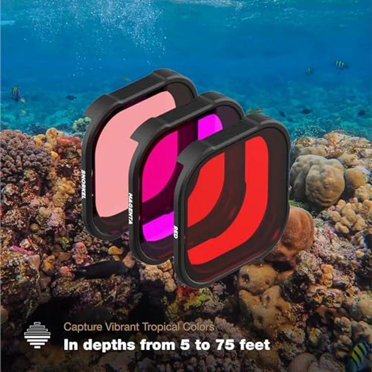 PolarPro Filter 3er Set DIVEMASTER für GoPro 9 – Bild 3