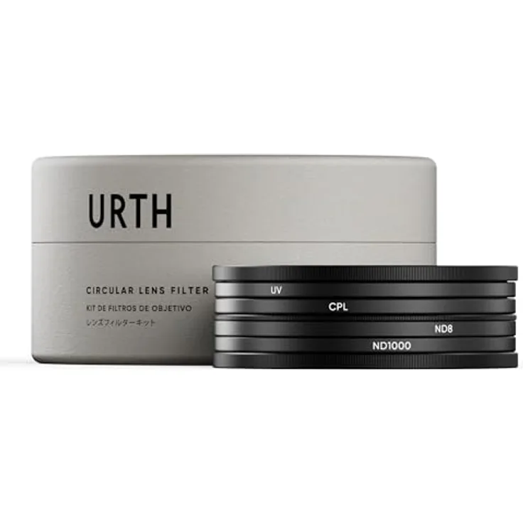 Urth 49 mm UV, Polfilter (CPL), ND8, ND1000 Filter Kit (Plus+)