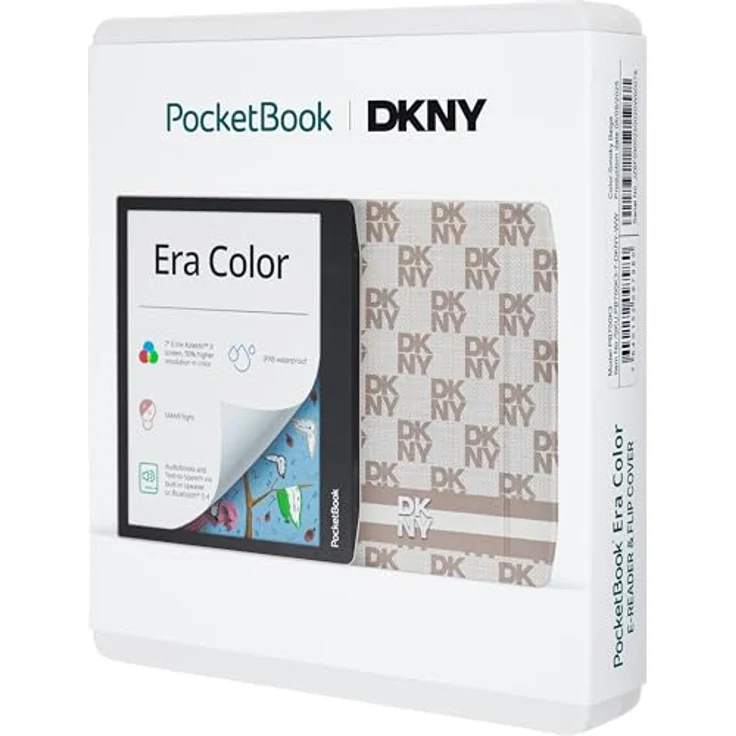 PocketBook Era Color, eReader mit 7" E-Ink-Kaleido-3-Display, 32 GB, inkl. Hülle, Smokey Beige – Bild 8