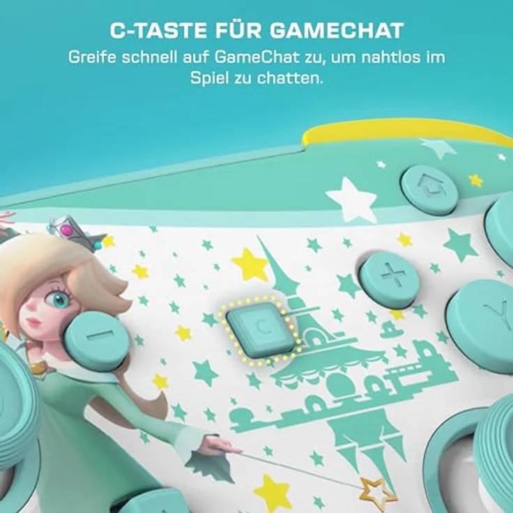 Turtle Beach Rematch Wireless Controller: Rosalina – Kabelloser Gamepad mit 4 RGB-Beleuchtungsmodi, bis zu 40 Stunden Akkulaufzeit und Bewegungssteuerung für Nintendo Switch 2 – Bild 5