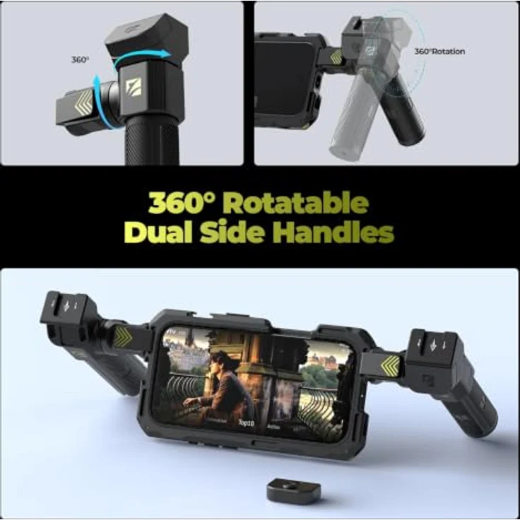 Freewell Genius Rig Cage für iPhone 17 Pro – Magnetischer Filtereinschub mit SnapClamp-Mechanismus für einfache Installation und professionelle Stabilisierung – Bild 4