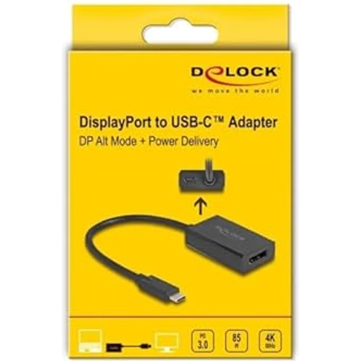 DeLOCK 61059 adaptateur Graphique USB 3840 x 2160 Pixels Noir – Bild 3