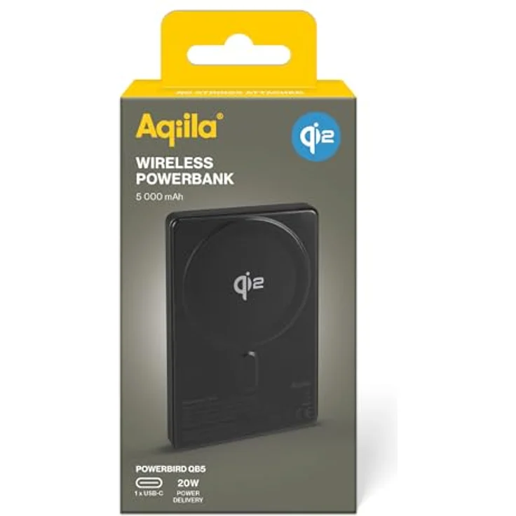 Aqiila Powerbank Powerbird QB5, 20 W Akku-Recharger mit 5000 mAh, Schwarz – Bild 9