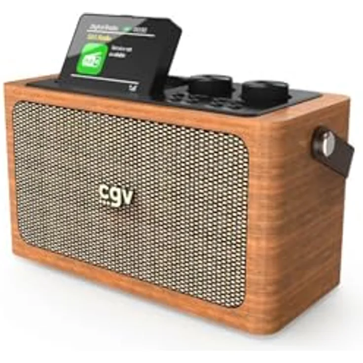 CGV BeBop DAB+, Tragbares DAB+ Radio mit Analog & Digital Empfang, FM 87 - 108 MHz, 20 W Leistung