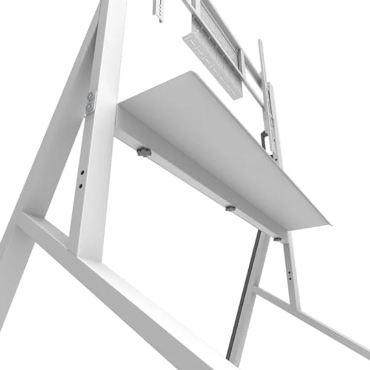 Neomounts FL50-525WH1 TV-Rollwagen, Höhenverstellbar für 55-86" Bildschirme, Weiß, Tragfähigkeit 76 kg – Bild 7