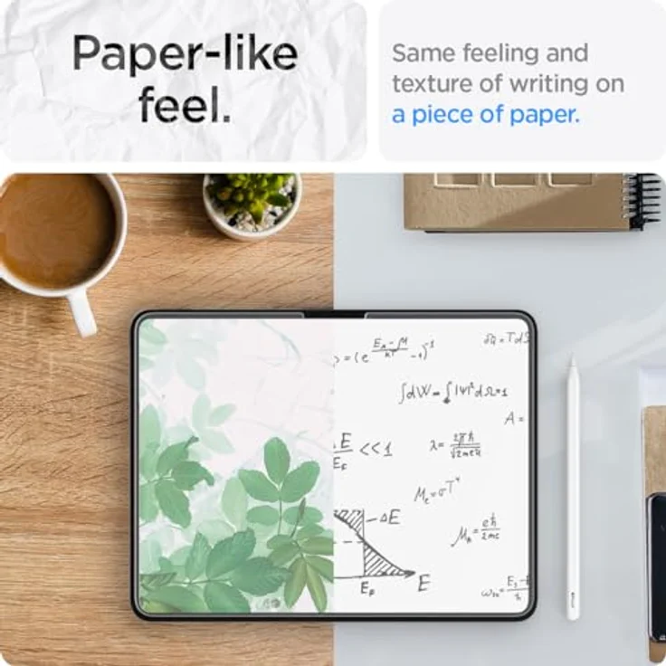Spigen PaperTouch EZ Fit kompatibel mit iPad Pro 11 Zoll M4 (2024), 5. Generation, Papier Textur, Matt, Installationsschablone, 9H Härte, Tablet-Displayschutzfolie, Spigen – Bild 3