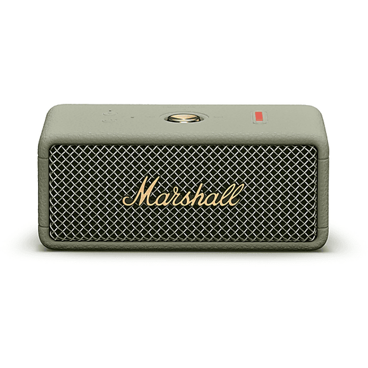 MARSHALL Emberton III Bluetooth Lautsprecher, Sage, 32 Stunden Akkulaufzeit, wasserfest, True Stereophonic, integriertes Mikrofon