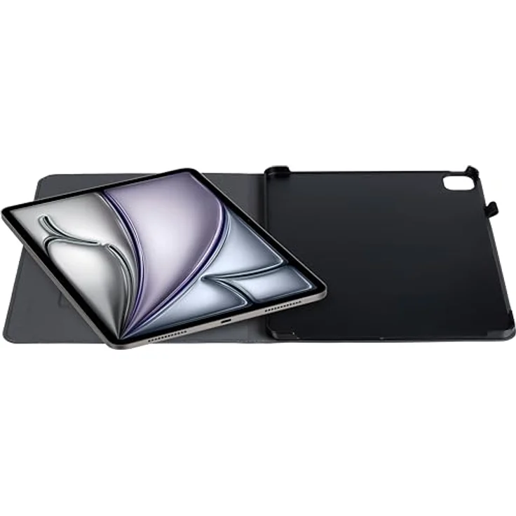 Gecko Covers Easy-Click Eco Tablethülle für iPad Air 13 (2024/2025), 100% GRS-Material, Automatischer Schlaf/Wach-Effekt, Schwarz – Bild 4
