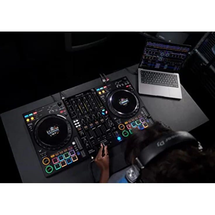 Pioneer DJ DDJ-FLX10, 4-Kanal DJ-Controller mit Track Separation-Technologie und DMX-Ausgang für rekordbox und Serato DJ Pro – Bild 8