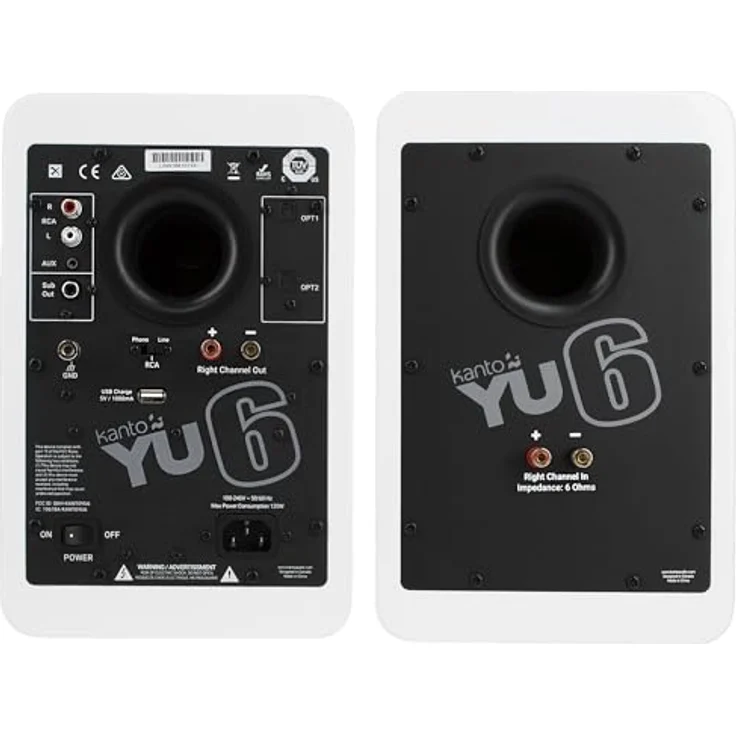 Kanto YU6 weiß Regallautsprecher - 100 Watt - weiß – Bild 3