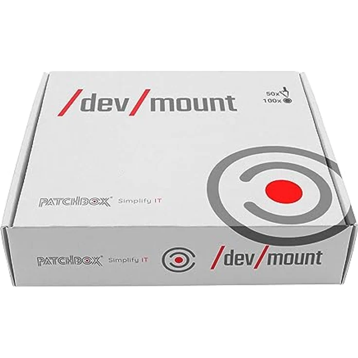 /dev/Mount 50-Pack - The Most Innovative Cage Nut Alternative for 19" Racks – Bild 2
