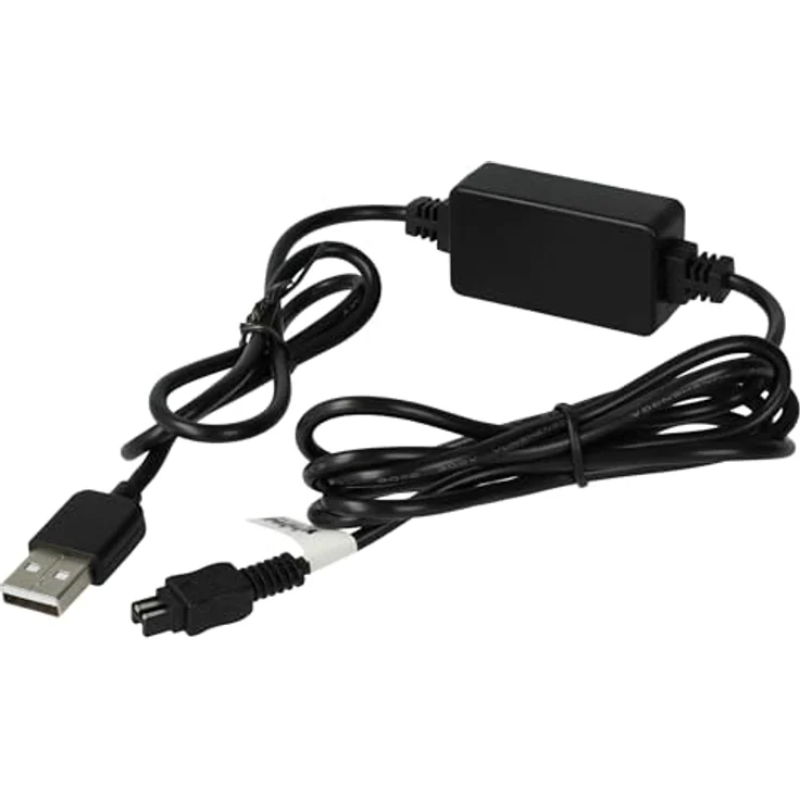 vhbw USB-Ladekabel für Sony DCR SR30, 170 cm lang, schwarz, zum gleichzeitigen Laden und Filmen – Bild 1