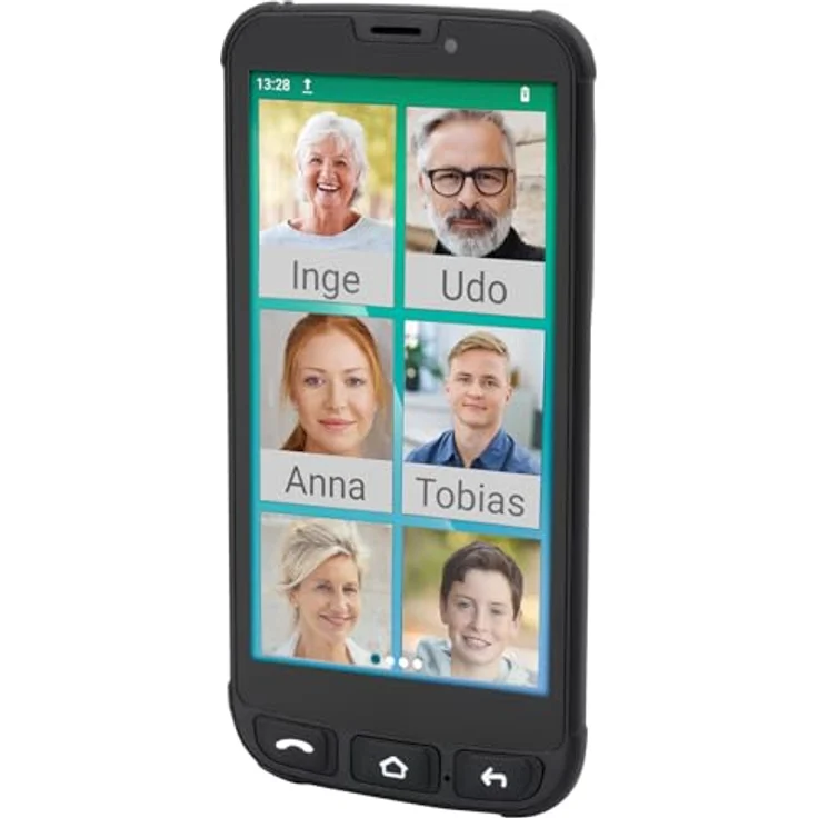 Olympia Senioren Smartphone Extragroße Darstellung Hörgerätekompatibel Notruf Neo Mini 5 Zoll Display – Bild 2