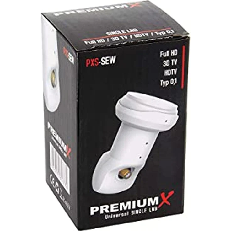 PremiumX PXA80, 80cm Satellitenschüssel aus Aluminium mit Single LNB für besten Empfang bei extremen Temperaturen und Windgeschwindigkeiten – Bild 8