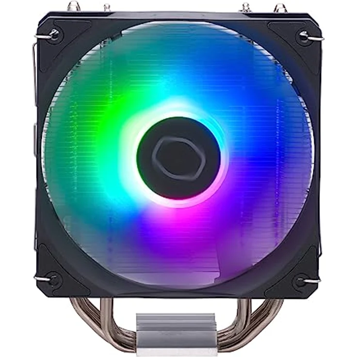 Cooler Master Hyper 212 Spectrum V3, CPU Kühler mit ARGB-Beleuchtung, 12 cm, Mehrfarbig, kompatibel mit LGA 1851 und AM5 – Bild 2