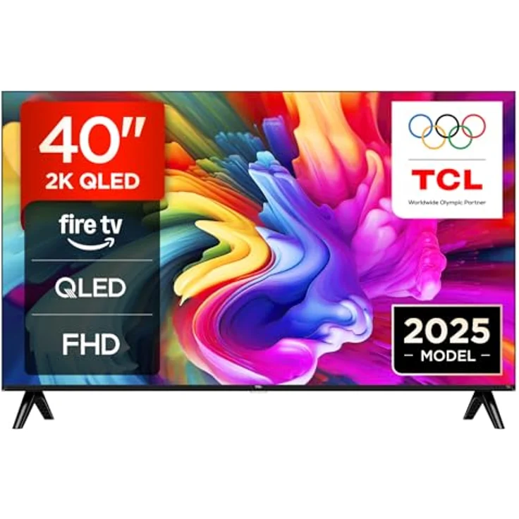 TCL 40SF560 QLED Fernseher 40 Zoll, Full HD Smart TV mit Fire TV, HDR, Alexa, Triple-Tuner, 2x HDMI, 1x USB – Bild 2