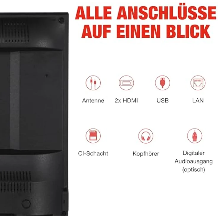 TELEFUNKEN QLED TV D65Q920B2CW, 65 Zoll Smart Fernseher mit 4K UHD, Dolby Vision HDR, Dolby Atmos und Triple-Tuner, 6 Monate HD+ inkl. – Bild 3
