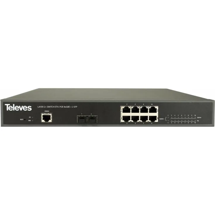 Televes SWIP 150-8 Ethernet Switch, Netzwerk Switch - L2+ Switch von Televes