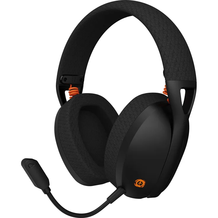 Canyon GH-13 Ego Gaming Headset, Bluetooth/Wireless/Wired, 7.1 Surround Sound, USB-C Ladeanschluss, Schwarz