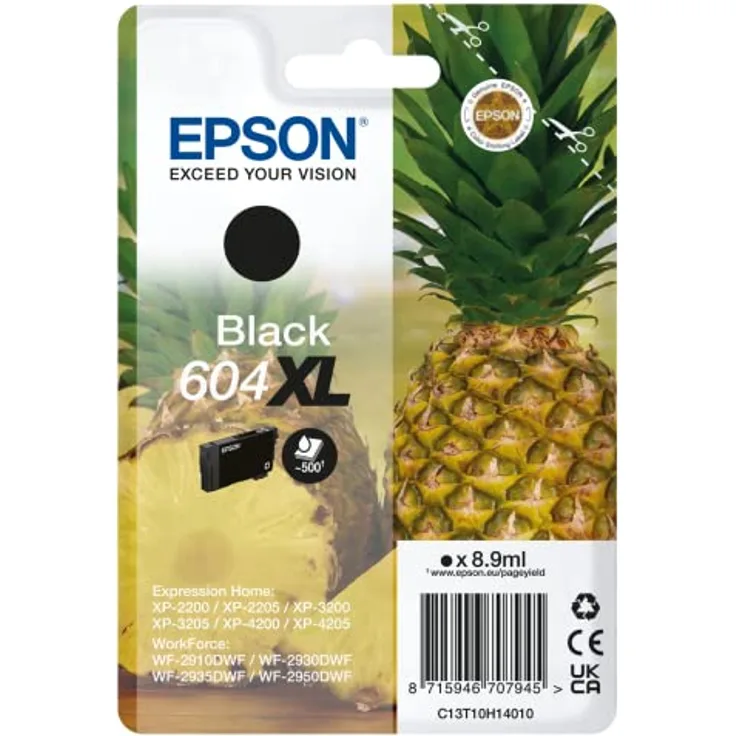 Epson Ink/604XL 603XL Starfish 8.9ml BK SEC