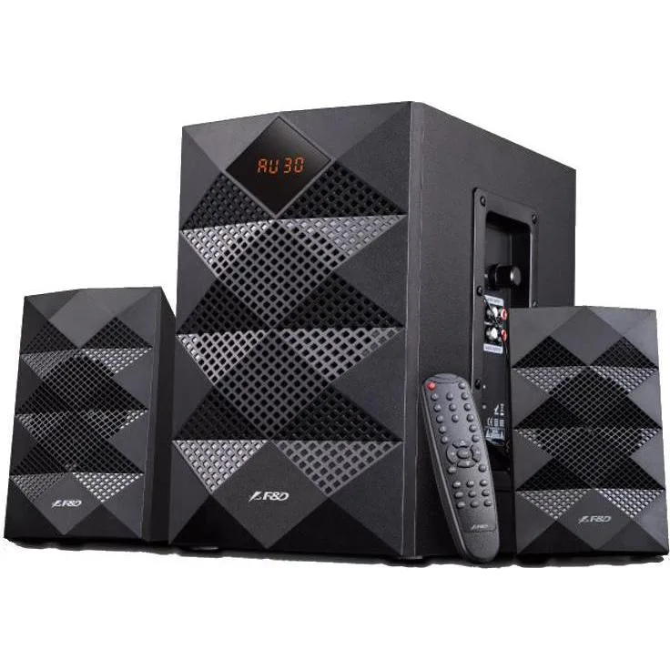 Fenda F&D A180X, Multimedia Bluetooth Lautsprecher mit 2.1 Kanal Surround, 42W Leistung, Bluetooth 4.0 LE, Schwarz