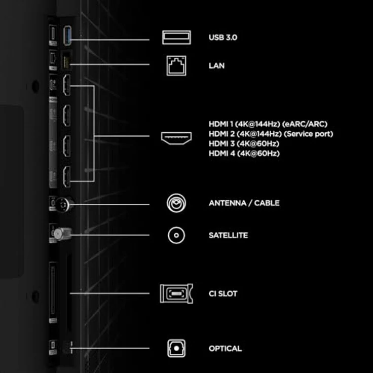 TCL Q7 55Q7D Pro, 55 Zoll 4K Ultra HD Smart-TV mit SQD-Mini LED und Dolby Atmos – Bild 17