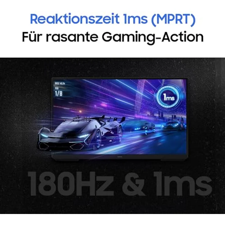 Samsung Odyssey G30D Full HD Gaming Monitor, 24 Zoll, VA-Panel, AMD FreeSync, HDR10, Schwarz – Bild 5