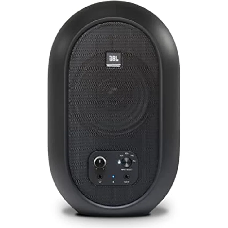 JBL 1 Serie 104 Kompakte, aktive Desktop-Referenzlautsprecher mit Bluetooth, schwarz (Paarweise verkauft) – Bild 5