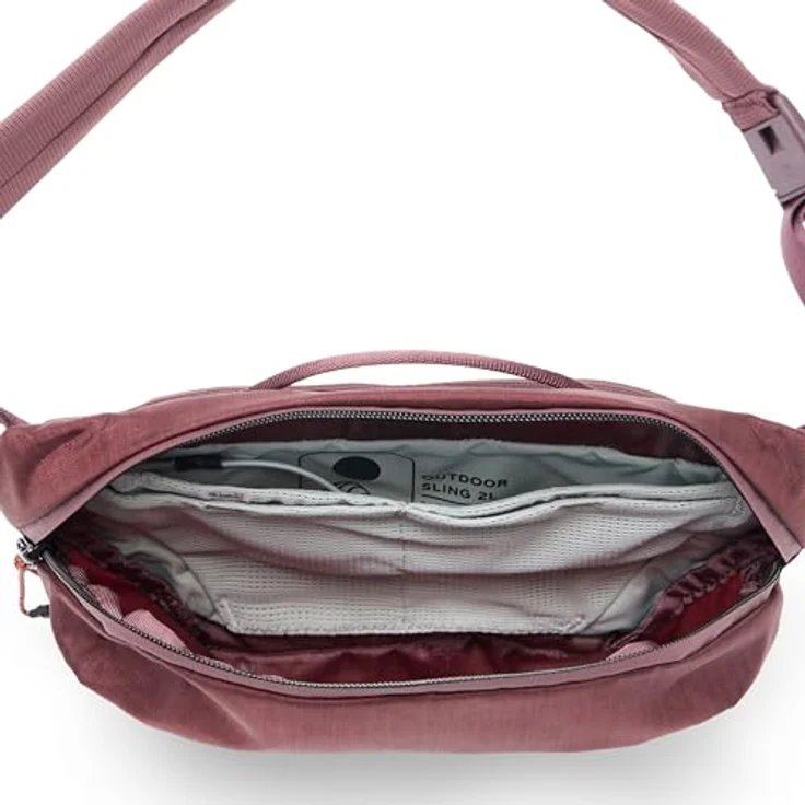Peak Design Outdoor Sling 2L, Kameratasche für Schulter- und Hüfttrageweise, wetterfest, rot – Bild 2