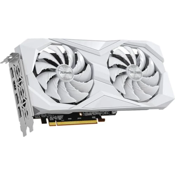 ASRock RX6600 CLW 8G 7nm AMD Radeon RX 6600 Grafikkarte mit 8 GB GDDR6, AMD RDNA 2 Architektur, DirectX 12 Ultimate - schwarz – Bild 4