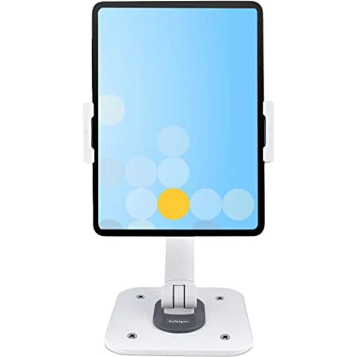 StarTech.com Einstellbarer Tablet Tischständer - Tablet Wandhalterung - Tragkraft 1kg - Ergonomischer Tabletständer - Tablethalterung mit Gelenk, Schwenkbar/Höhenverstellbar (ADJ-Tablet-Stand-W) – Bild 3