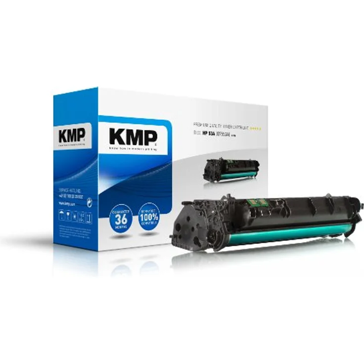 KMP Toner für HP LaserJet P2015 H-T86, Schwarz, 3000 Seiten Reichweite, 36 Monate Qualitätsgarantie – Bild 1